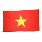 2ft. x 3ft. Vietnam Flag with Canvas Header