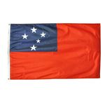 4ft. x 6ft. Samoa Flag w/ Line Snap & Ring