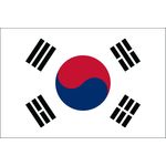 2ft. x 3ft. South Korea Flag for Indoor Display