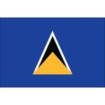 3ft. x 5ft. St. Lucia Flag for Parades & Display