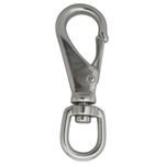 Stainless Steel Swivel Snap with Large Eye Opening