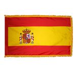 2ft. x 3ft. Spain Flag Seal Fringed for Indoor Display