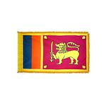 3ft. x 5ft. Sri Lanka Flag for Parades & Display with Fringe