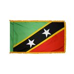 4ft. x 6ft. St. Kitts-Nevis Flag for Parades & Display with Fringe