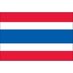 2ft. x 3ft. Thailand Flag for Indoor Display