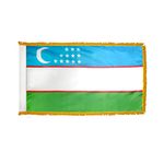 3ft. x 5ft. Uzbekistan Flag for Parades & Display with Fringe