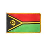 3ft. x 5ft. Vanuatu Flag for Parades & Display with Fringe