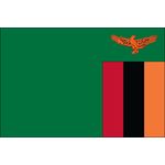 2ft. x 3ft. Zambia Flag for Indoor Display