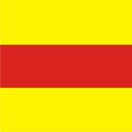 Size 3-1/2 Number 2 Signal Flag with Line Snap and Ring