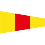Number 0 Signal Pennant
