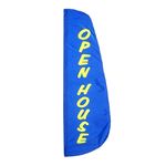 8 ft. x 2 ft. Open House Feather Flag