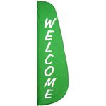 8 ft. x 2 ft. Welcome Feather Flag