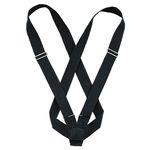 Double Strap Black Webbing Flagpole Carrying Belt