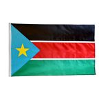 2 ft. x 3 ft. South Sudan Flag with Canvas Header