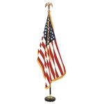 3ft. x 5ft. Signature U.S. Flag Set with Mahogany Pole