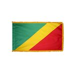 2ft. x 3ft. Congo Flag Fringed for Indoor Display