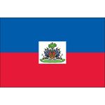 2ft. x 3ft. Haiti Flag Seal for Indoor Display