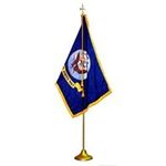 U.S. Navy flag Stand Set