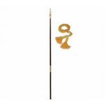 9 ft. Wood Pole Set 4 x 6 ft. Flag Spear No Stand