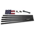 All American U.S. Flag Kit - 18 ft. Black Flagpole