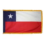 4ft. x 6ft. Chile Flag for Parades & Display with Fringe
