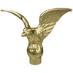 Gold Flying Eagle for flagpole ornament