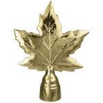 Gold Maple Leaf Finial