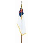 3ft. x 5ft. Christian Dyed Flag Display Set No Stand
