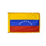 3ft. x 5ft. Venezuela Flag Civil Indoor Display w/Fringe