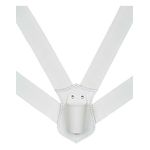 Double Strap White Leather Flagpole Carrier-Plastic Cup