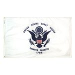 3 ft. x 5 ft. US Coast Guard Flag E-Poly with Grommets