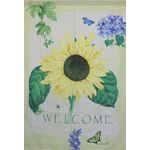 Welcome Sunflower Decorative House Banner