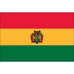 3 ft. x 5 ft. Bolivia Flag Seal E-poly with Brass Grommets