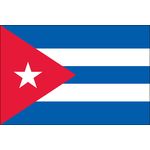 3 ft. x 5 ft. Cuba Flag E-poly with Brass Grommets