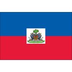 3 ft. x 5 ft. Haiti Flag Seal E-poly with Brass Grommets