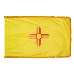 2ft. x 3ft. New Mexico Flag Fringed for Indoor Display