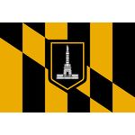 2 x 3ft. City of Baltimore Flag