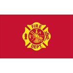 3 x 5 ft. Fire Department Flag Outdoor Use