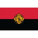 3 x 5 ft. Fireman Remembrance Flag Outdoor Use