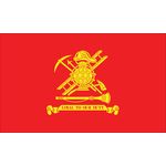 3 x 5 ft. Firemen Flag Outdoor Use
