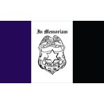 3 x 5 ft. Police Mourning Flag Outdoor Use