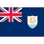 2ft. x 3ft. Anguilla Flag with Canvas Header