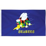3 x 5 ft. Seabees Flag E-poly