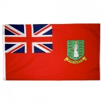 4ft. x 6ft. British Virgin Island Flag Red with Brass Grommets