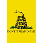 Don't Tread on Me Vertical Flag