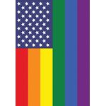 Patriotic Pride House Flag