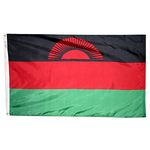 3ft. x 5ft. Malawi Flag with Brass Grommets