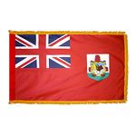 2 ft. x 3 ft. Bermuda Flag Fringed for Indoor Display