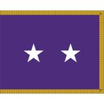 4 x 6ft. Chaplain 2 Star General Flag for Indoor Display Fringed