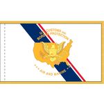 3 x 5 ft - US CBP Air & Marine Flag w/ Gold Fringe